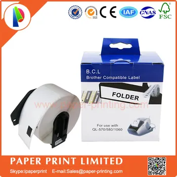 

10 Rolls Compatible DK-11208 Label 38mm*90mm Compatible for Brother Label Printer All Come With Plastic Holder 400Pcs/Roll