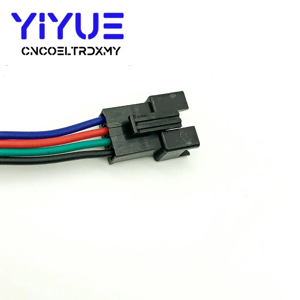 5 Pairs 15cm Long JST SM 4Pins Plug Male to Female Quick Wire Connector Adapter Terminal 4 Way Easy Fit for led strip (3)