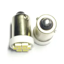 Free shipping(50pcs/lot)24V BA9S LED 8SMD auto led light bulbs machine working bulbs 3797 281 13875 replacement 24v lamp