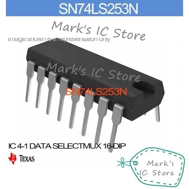 10pcs SN74LS253N IC 4-1 DATA SELECT/MUX 16-DIP LS253 74LS253 new 10pcs SN74LS253N IC 4-1 DATA SELECT/MUX 16-DIP LS253 74LS253 new