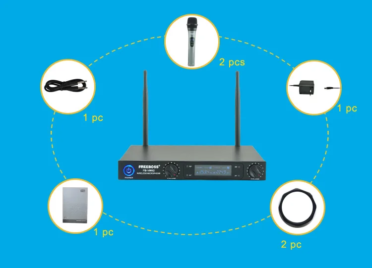 FB-VM02  12 Wireless microphone