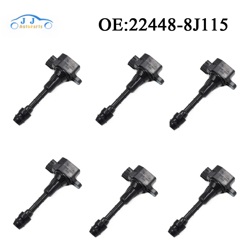Катушка зажигания двигателя для Nissan Maxima Murano Pathfinder Quest Xterra Infiniti I35 QX4 02 07 22448 8J115 6