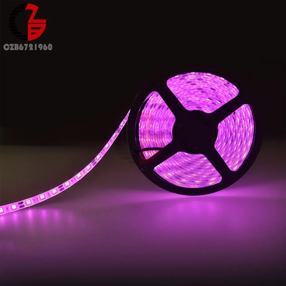 Pink 5 м SMD 5050 RGB светодиодный светильник 300 светодиодный s 60 Светодиодный s/M 12 В для дома, сада, шкафа, гостиной, свадебной вечеринки - Испускаемый цвет: Pink