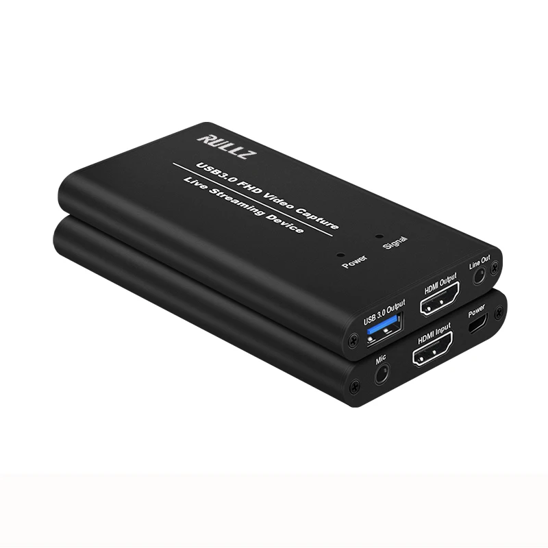  USB3.0 HDMI 4K 1080P 60FPS Video Capture Card Game Recording Recorder Box USB 3.0 PC Streaming Live
