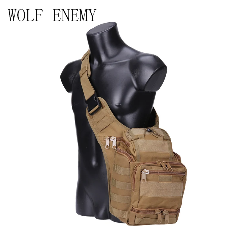  Outdoor Military Tactical Sling Sport Travel Chest Bag Shoulder Bag for Men Women Crossbody Bags Hi