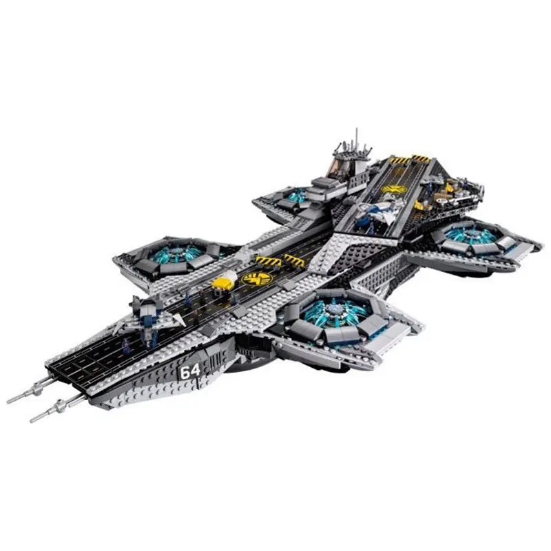 

Mailackers 3057Pcs Marvel Super Heroes The Shield Helicarrier Model Building Block Toy for Kid
