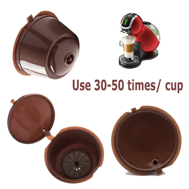 Cheap Coffee Pure Color Plastic Cup Body Metal Filter Filling For Dolce Gusto Capsule Coffee Shell Reusablely Cheap Coffee Pure Color Plastic Cup Body Metal Filter Filling For Dolce Gusto Capsule Coffee Shell Reusablely