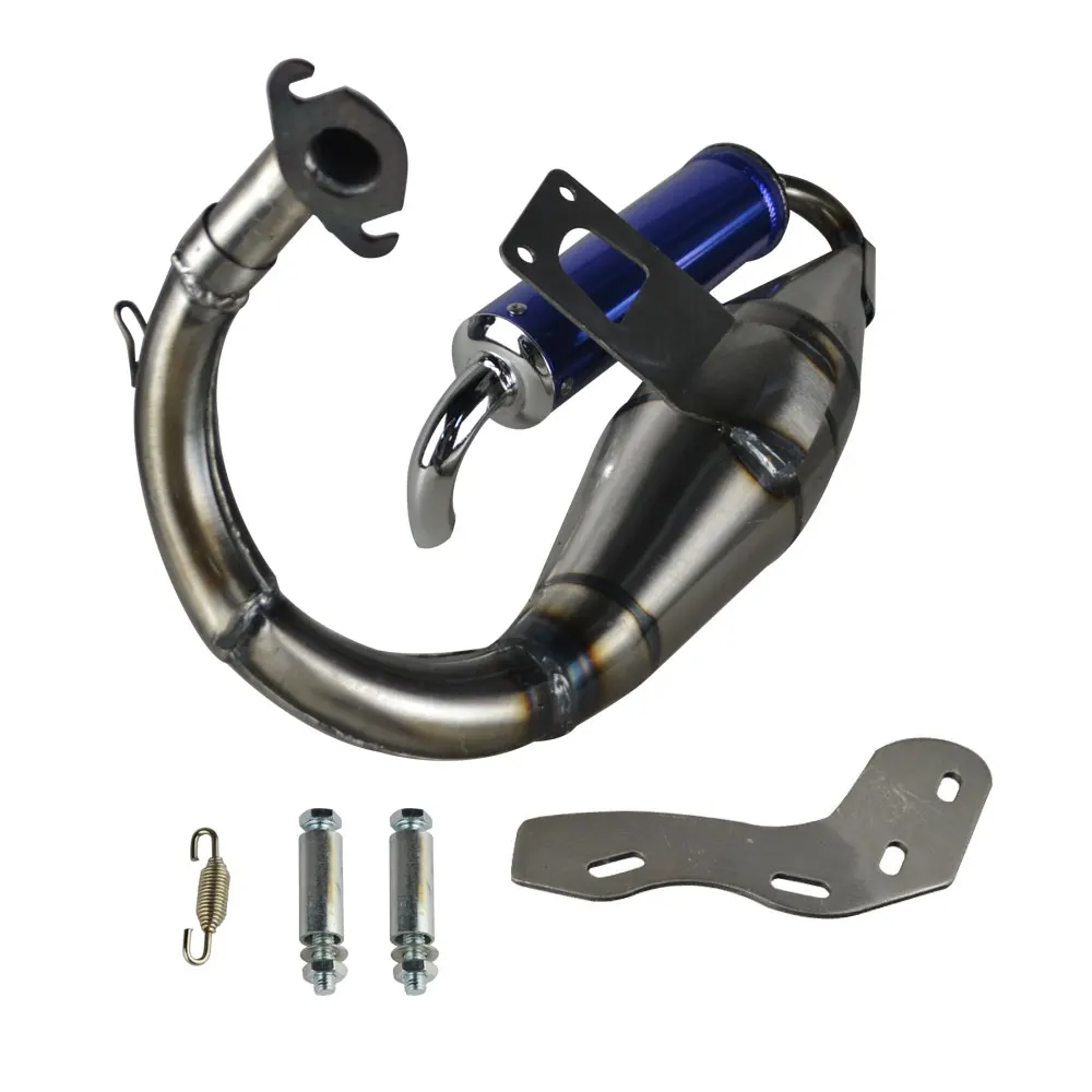 Brand new High Performance Exhaust Muffer with Expansion Chamber and removable Silencer For Honda Dio Elite SYM 50 DIO50