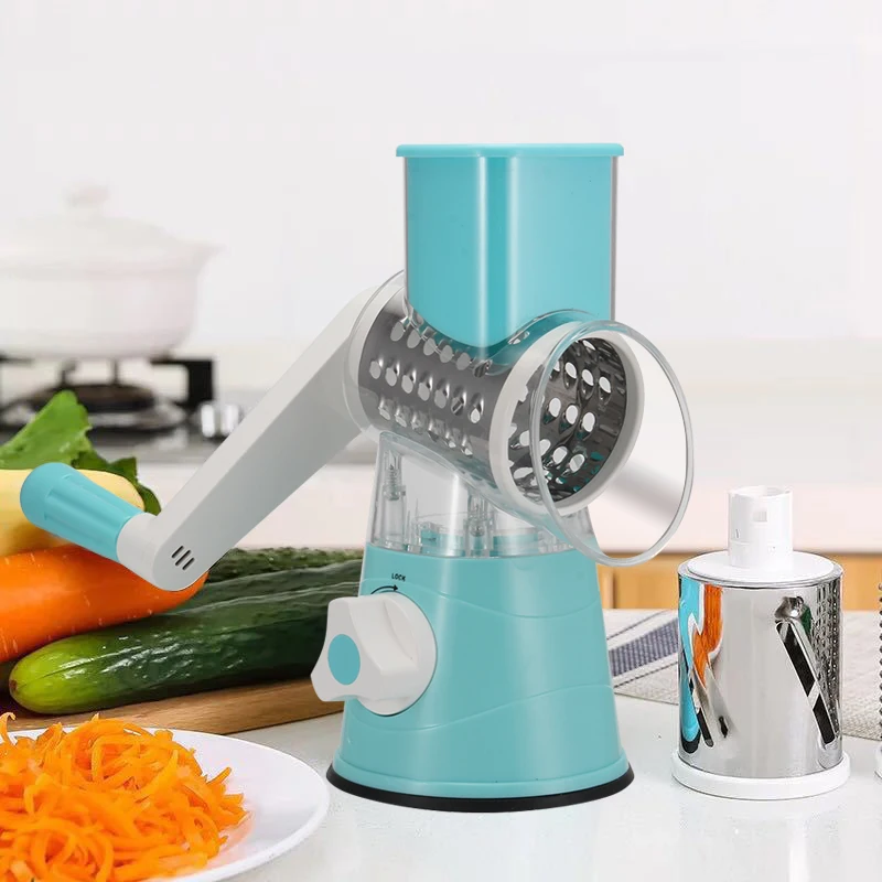 

Multi-function Chopper Manual Rotating Grater Vegetable Fruit Cutter Kitchen Gadgets 669
