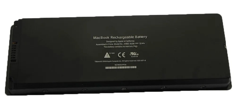 10,8 В 55WH новый оригинальный ноутбук Батарея для APPLE MacBook A1185 A1181 MA254