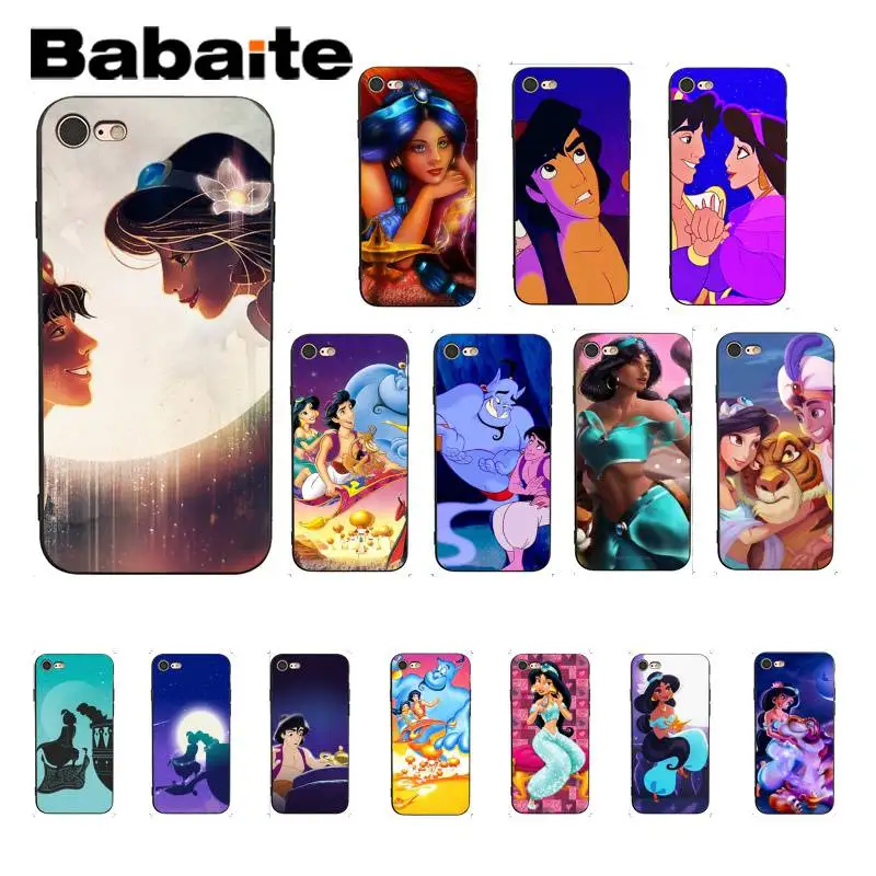 

Babaite Aladdin and Jasmine Fashion Lover Perfect Phone Case for iPhoneX XS MAX 6 6S 7 7plus 8 8Plus 5 5S XR 11 11pro 11promax