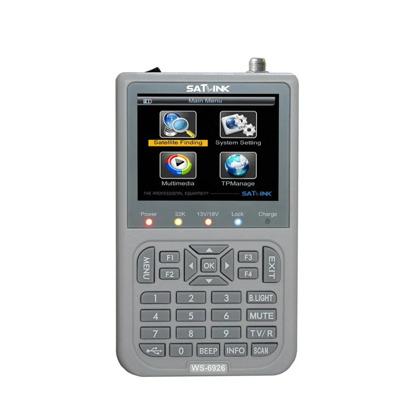 SZBOX Satlink WS-6926 HD DVB-S/DVB-S2 Satellite Finder Satellite meter With 3.5 inch TFT LCD Screen display ws 6926 ws6926