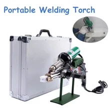 Трубопровод портативный экструзионный пластиковый сварочный фонарь сварочный стержень Горячего Плавления Сварочный аппарат горячего воздуха LST610A