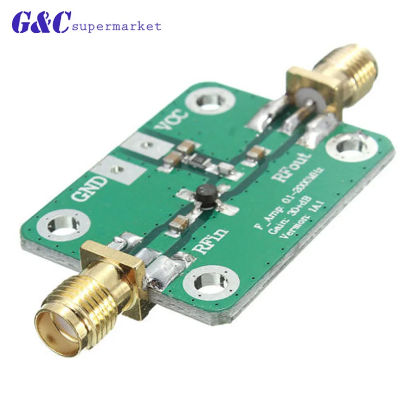 

2000MHz Wideband RF Low Noise Amplifier Radio Frequency LNA Gain 30dB Assortment
