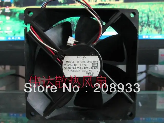 

For NMB 3610KL-09W-B49 DC 25.5V 0.17A