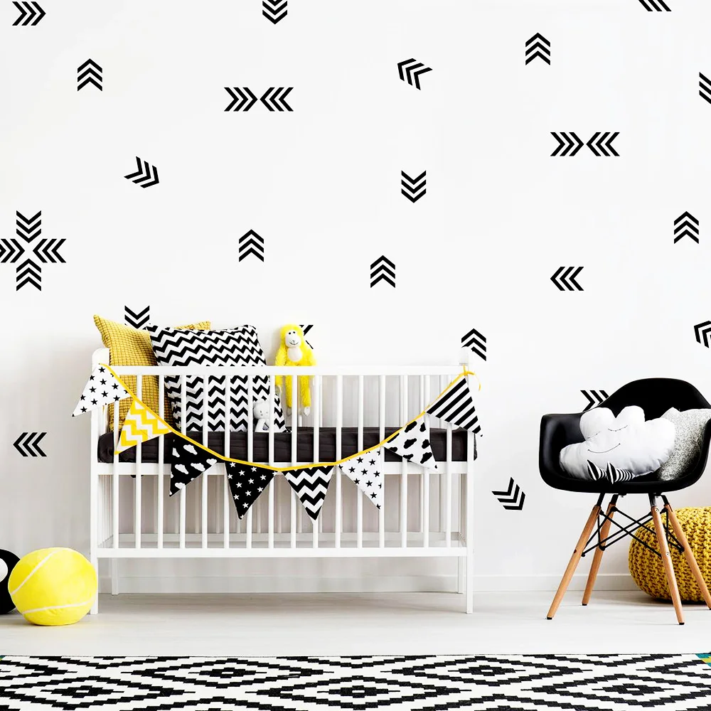 

Artistic Indicating Arrow Environmental Protection Vinyl Stickers Decor Living Room Bedroom Removable Wall Decoration