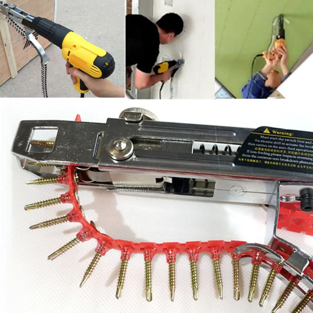 

High Quality Chain Nail Adapter Automatic Screw Spike Chain Nail Tool Adapter for Electric Drill Woodworking