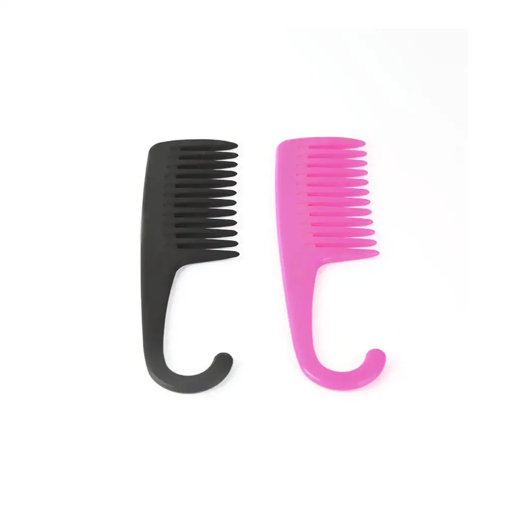 Detangler Расческа для душа тип крючка Парикмахерская пластиковая расческа