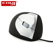 CHYI эргономичная Вертикальная мышь геймер 1600 dpi оптическая 3D Проводная игровая мышь USB кабель компьютерная мышь с Коврик Для Мыши для ПК ноутбука