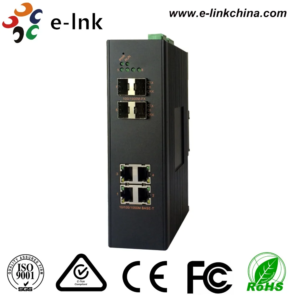 

L2+ 4-Port 10/100/1000T + 1-Port 10/100/1000T Console + 4-Port 100/1000X SFP Managed Switch