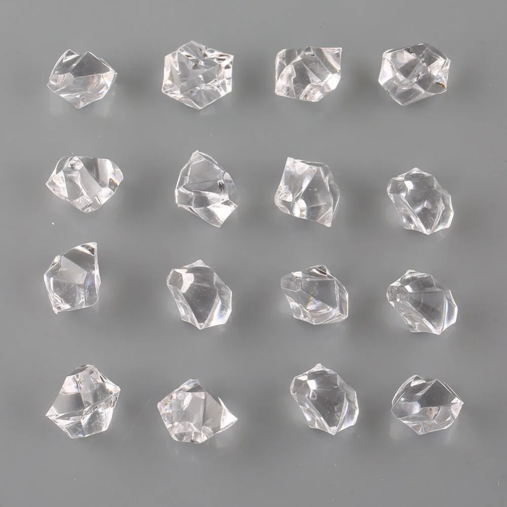 1000 шт акриловый кристаллический камень, искусственный прозрачный ледяной камень, украшение для дома, свадьбы
