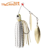 TSURINOYA P25 Spinnerbait 10g Fishing Lure 5 PCS/Lot Wobblers Metal Spoon Jig Lure Buzzbait Lure Artificial Baits Hard Bait