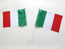 free shipping 14*21cm 100 PCS/ lot Promotion Wholesale Small Italy Hand flag Waving National Flag free shipping 14*21cm 100 PCS/ lot Promotion Wholesale Small Italy Hand flag Waving National Flag