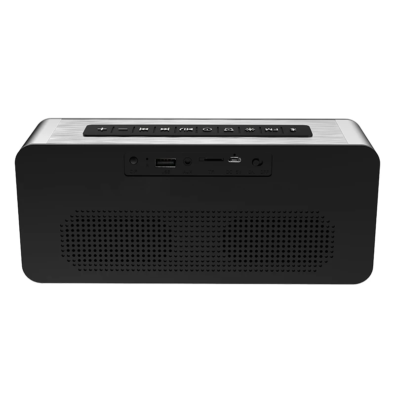 TTKK SARDiNE A10 Large Display LED Wireless Bluetooth Speaker w/FM Radio Alarm Clock Super Bass Heavy Subwoofer Support Card TTKK SARDiNE A10 Large Display LED Wireless Bluetooth Speaker w/FM Radio Alarm Clock Super Bass Heavy Subwoofer Support Card