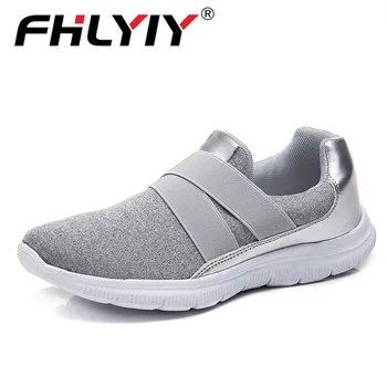 

Autumn women shoes women Breathable Mesh sneakers shoes flats ladies slip on loafers shoes zapatos de mujer Plus size 42