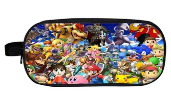 

Pokemon Super Mario Sonic Kids PencilBag Students PenBag for Kids Fashion New Cute Kids Gifts Cute Stationery Bag Fashion