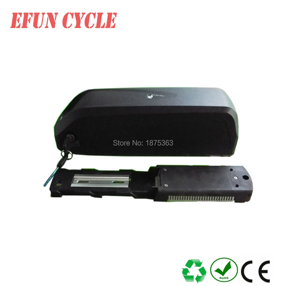 

On Sales 52V 14Ah Hailong type Lithium ion down tube ebike battery for fat tire bike with charger
