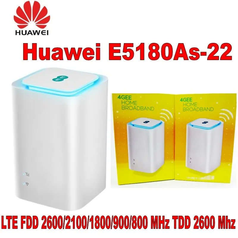 Huawei E5180-LTE Cube-huawei E5180As-22 CPE LTE маршрутизатор 150 Мбит/с LAN+ 2 шт антенна