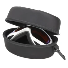Portable EVA Ski Goggle Glasses Protector Case Without Goggles Glasses Box Sunglasses Zipper Storage Bag with