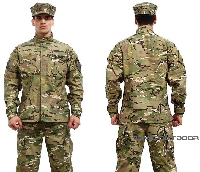 Тактическая рубашка+ штаны Униформа США камуфляжная форма Военная армейская форма ACU Тип для военных игр