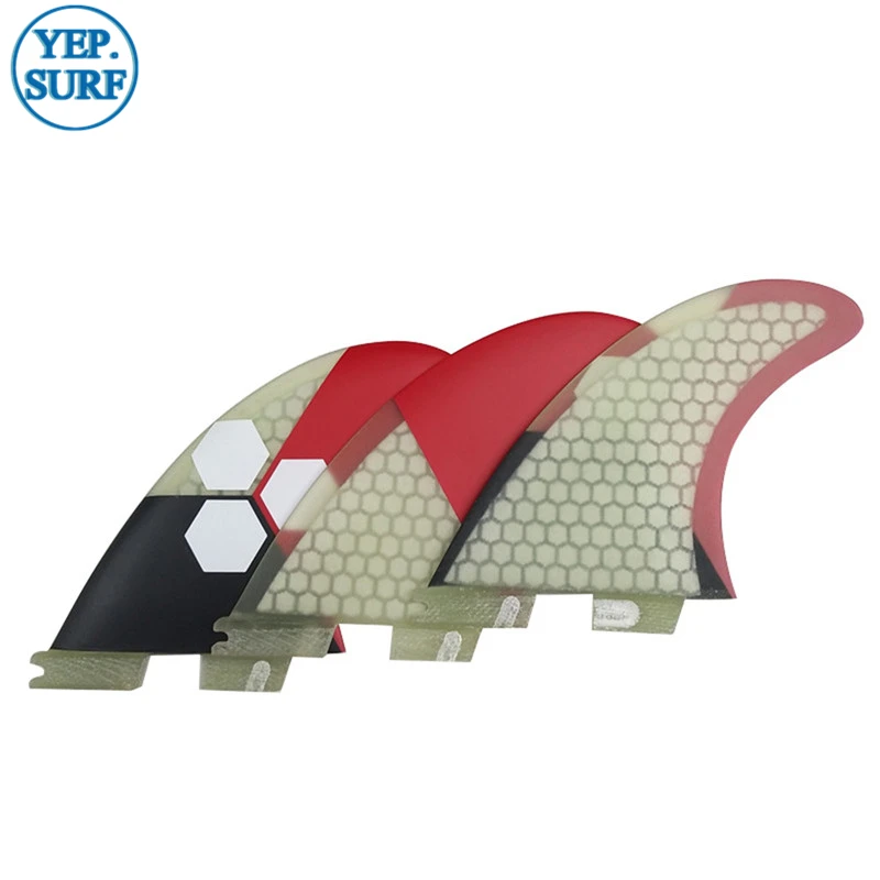 

Tri fin set fcs2 fin Fibreglass Surfboard FCSII G7 Honeycomb Fins