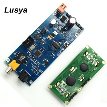 

AK4118 Digital Receiver Board LCD Display Coaxial Fiber Optical AES SPDIF to I2S 16-24 Bit 192K G3-013
