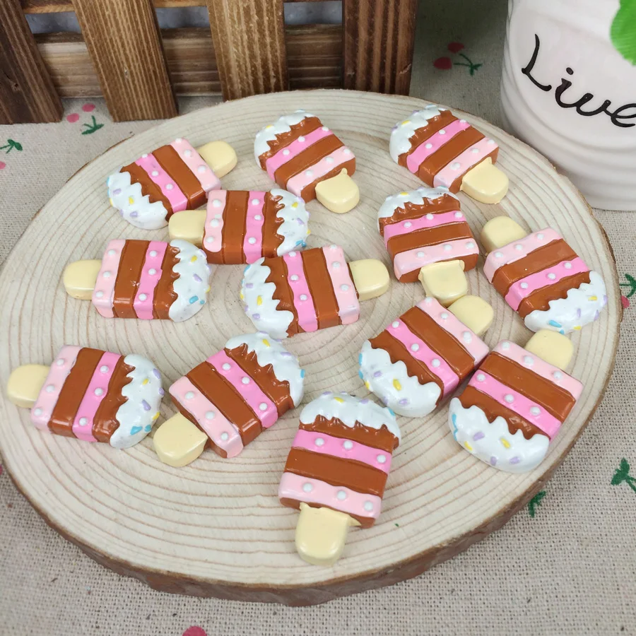 

Kawaii Flatback DIY Japanese Sweets Candy Resin Cabochons Flat Back Scrapbooking Embellishment Decoration Crafts Making:21*36mm