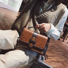 Yuhua, новые женские сумки, ретро Стойкий цвет для женщин сумка, модная Корейская версия сумка на плечо, трендовая сумка-мессенджер