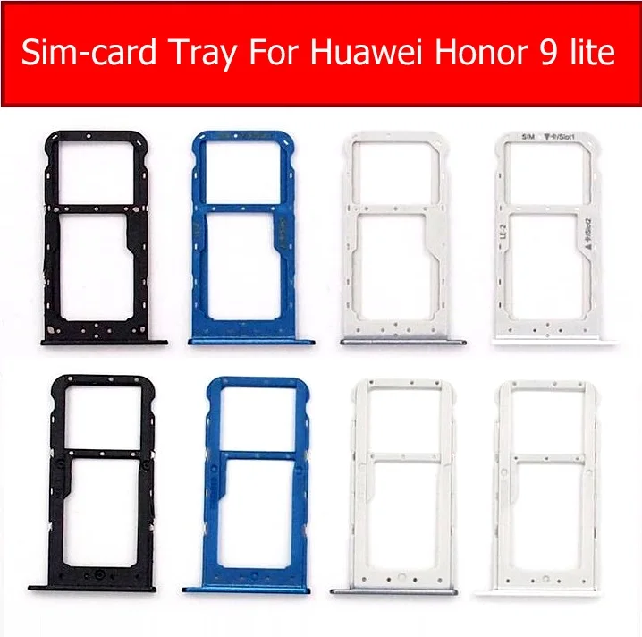 

Genuine SD & SIM Card Tray Holder For Huawei Honor 9 Lite Youth LLD-AL00 AL10 L31 TL10 Memory & Sim Card Socket Adapter repair