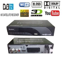 Digital DVB t2 DVB T H.265 HEVC HD Satellite 48~866M TV Receiver Supports DTS Youtube Wifi DVBT2 DVB-T MPEG-2 Set Top TV Box