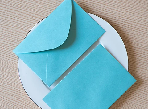 Tiffany blue Жемчужные картонные конверты для свадьбы 130*200 мм - Цвет: Tiffany blue