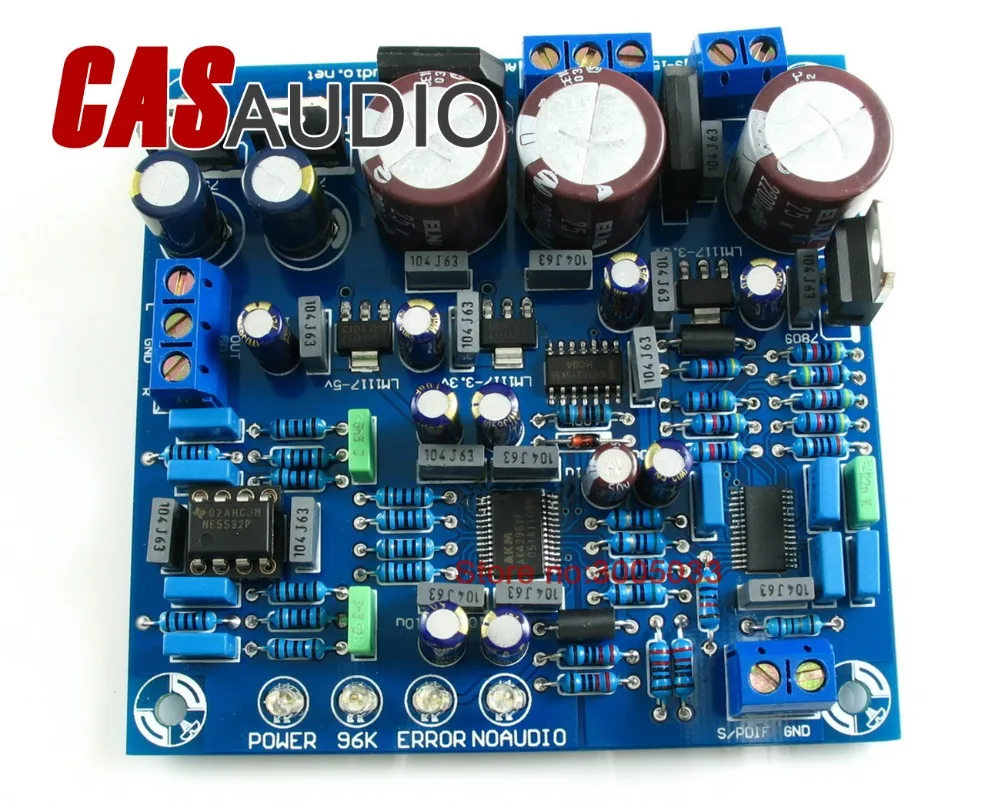 DIY DAC KIT CS8416 + AK4396 + NE5532 2496 DAC Kit 24BIT 192K amplifier