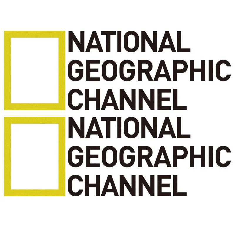

2 Pieces NATIONAL GEOGRAPHIC CHANNEL Stickers Decal Car-Styling For all car accessories