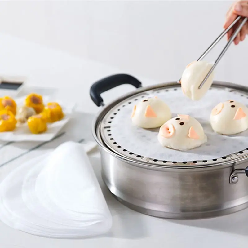 

Cotton Fabric Steamer Cloth Steamed Stuffed Bun Gauze Kitchen Supplies Dumpling/Pastry Cooking Tools Non-stick