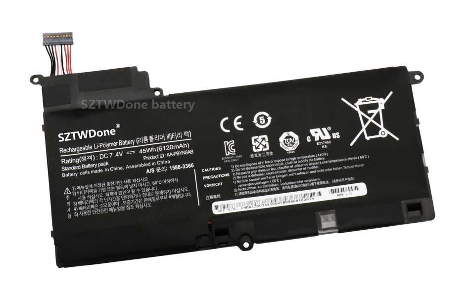 Sztwdone AA-PBYN8AB ноутбук Батарея для SAMSUNG NP530U4B NP530U4C NP535U4C NP520U4C NP530U4C-A08RU