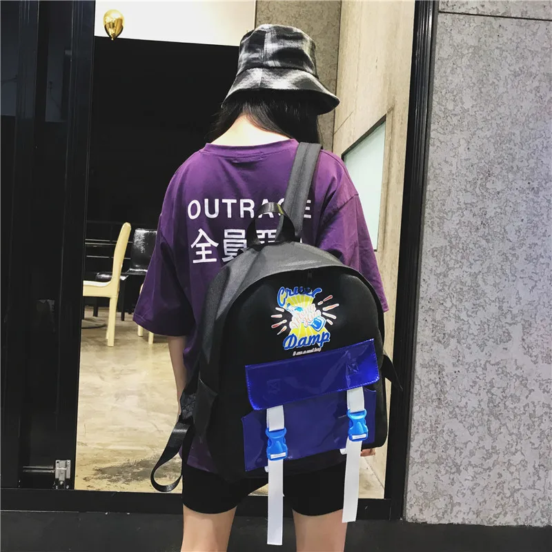 Menghuo Fashion Backpack Women Children Schoolbag Back Pack Leisure Korean Ladies Knapsack Travel Bags for School Teenage Girls (28)