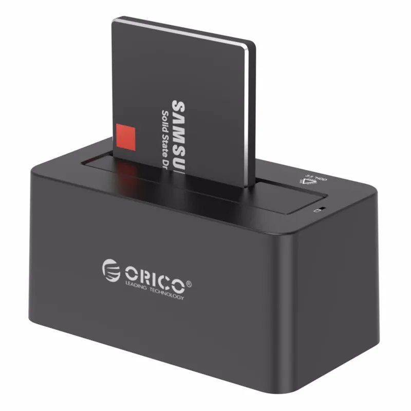 ORICO HDD чехол SATA USB 3,0 док-станция для жесткого диска 5 Гбит/с супер Скорость для 2,5 ''/3,5" SSD HDD, украшенное мозаикой из драгоценных камней, 12V Мощность адаптер