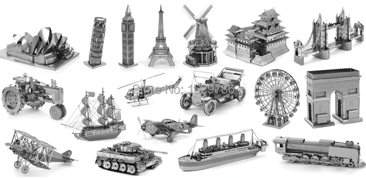3D Model Puzzle 3D Three dimensional 