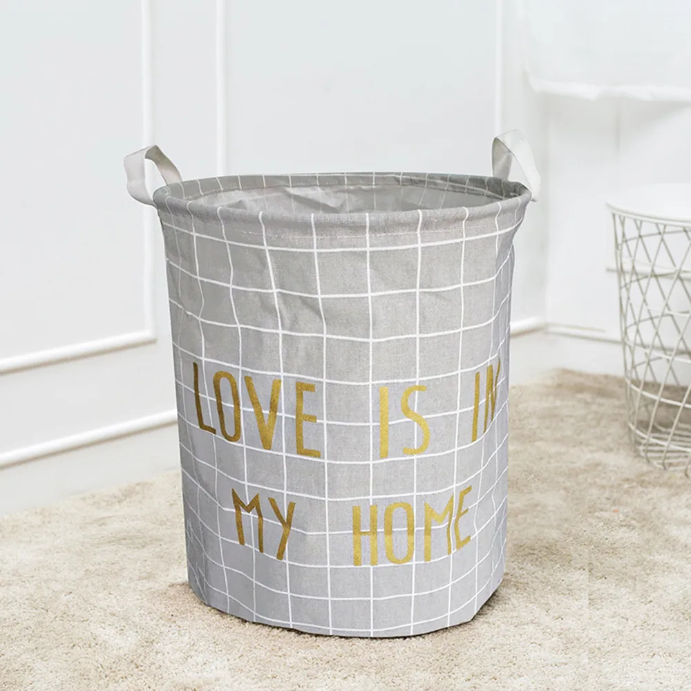 Waterproof Canvas Sheets Laundry Clothes Laundry Basket Storage Basket