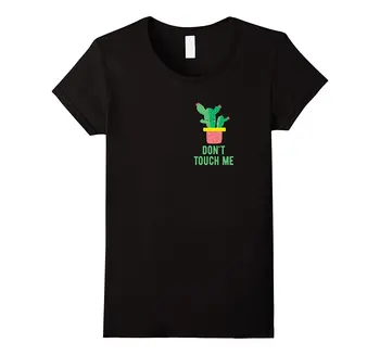 

Don't Touch Me Funny Cactus 2017 T Shirt Sarcastic Saying Novelty Tops Short Sleeve Tees Cotton Casual Funny Shirt